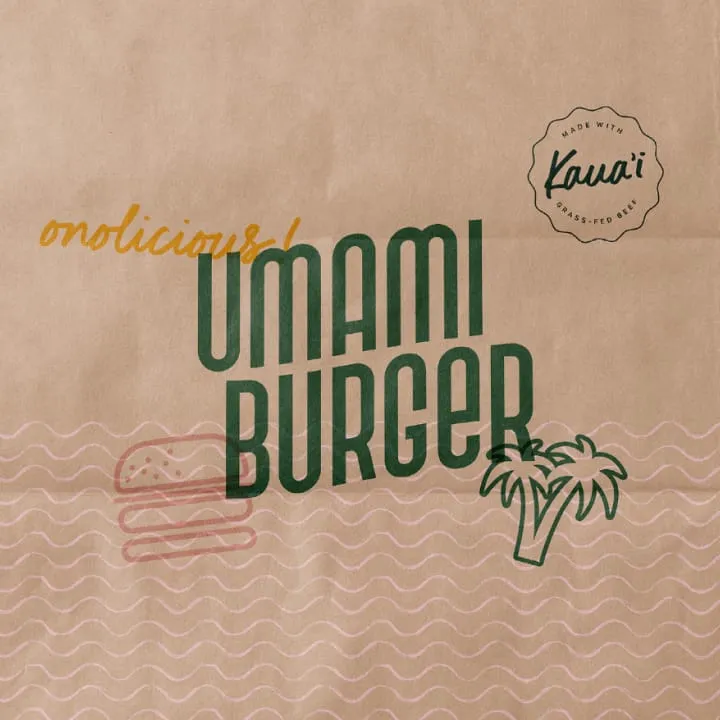 Umami Burger take out bag