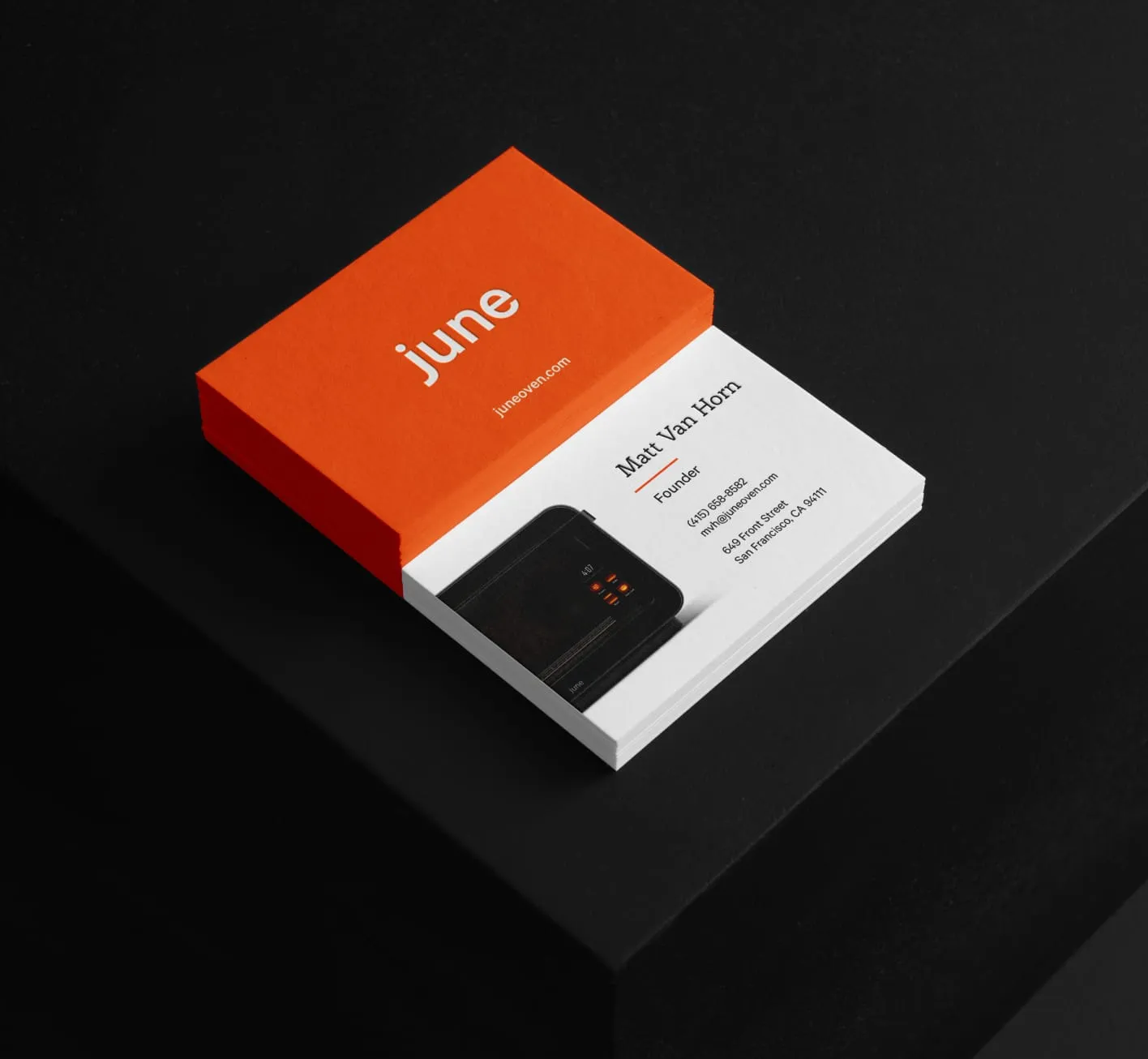 June business cards