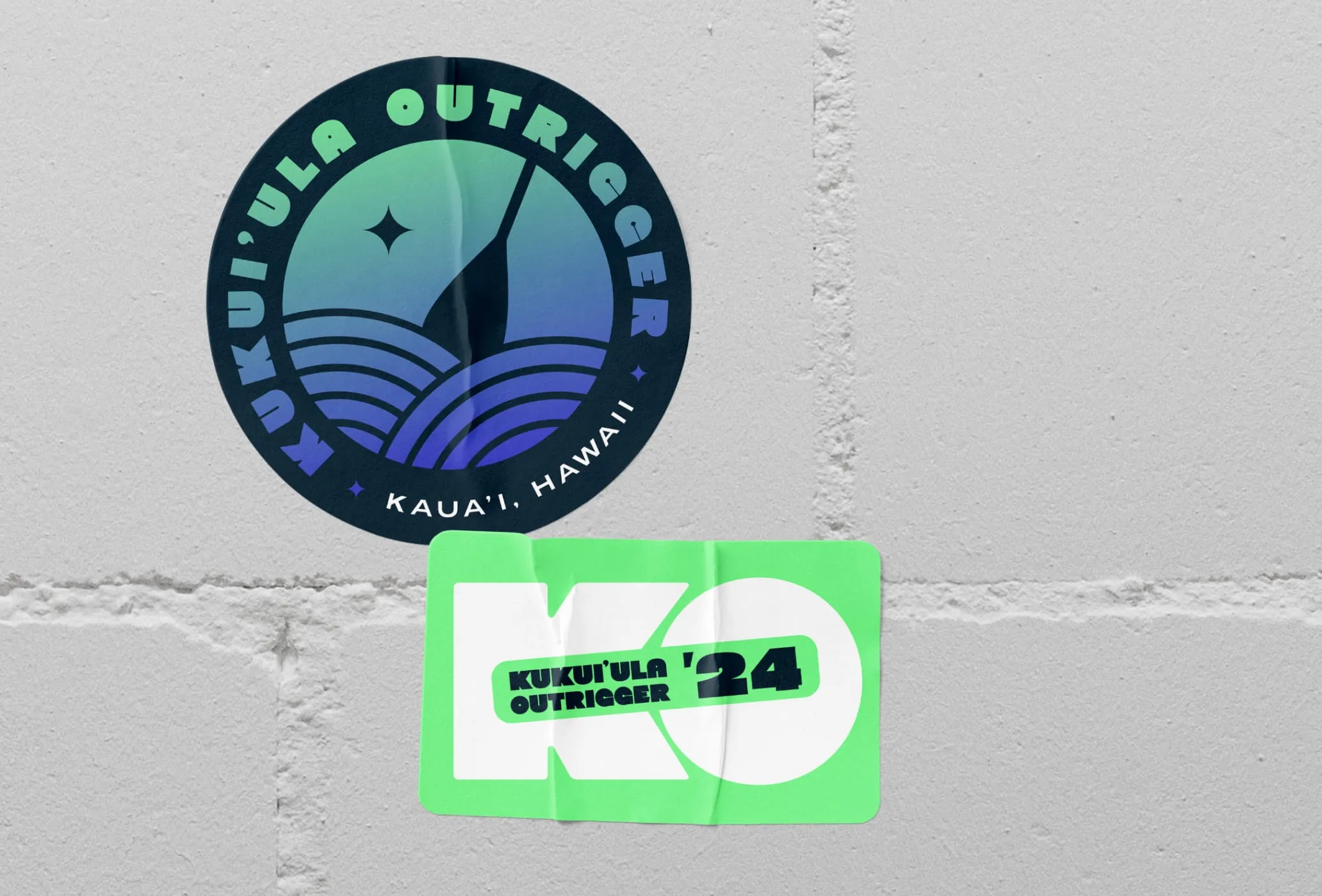 Kukui'ula Outrigger Canoe Club stickers